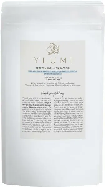 Ylumi Beauty X Hyaluron Kapseln Refill 120 Kapseln 66,1 g Ylumi Beauty X Hyaluron Kapseln Refill 120 Kapseln 66,1 g