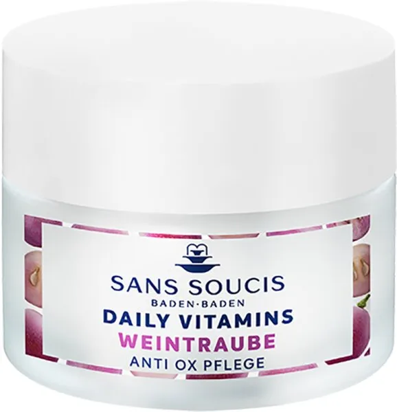 Sans Soucis Daily Vitamins Weintraube Anti-Ox Pflege 50 ml Sans Soucis Daily Vitamins Weintraube Anti-Ox Pflege 50 ml