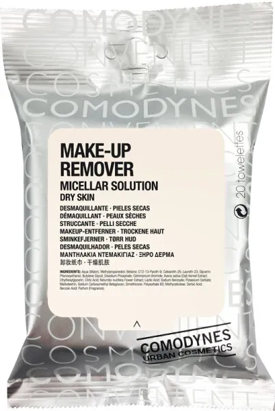 Comodynes Make Up Remover Micellar Dry Skin Reinigungstücher 20 Stk. Comodynes Make Up Remover Micellar Dry Skin Reinigungstücher 20 Stk.