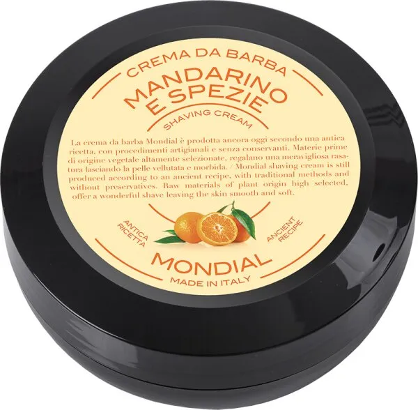 Mondial Luxury Shaving Cream Travel Pack 75 ml Mandarino e Spezie Mondial Luxury Shaving Cream Travel Pack 75 ml Mandarino e Spezie