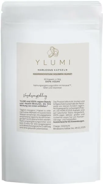 Ylumi Hairlicious Kapseln Refill 60 Kapseln 34 g Ylumi Hairlicious Kapseln Refill 60 Kapseln 34 g