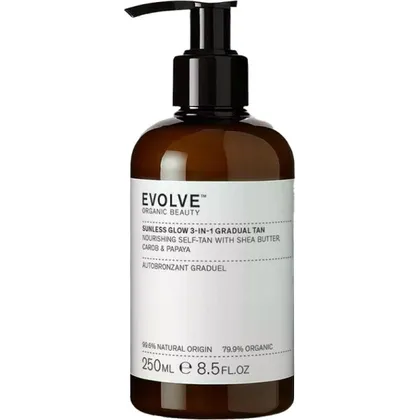 Evolve Organic Beauty Sunless Glow 3-in-1 Gradual Tan 250 ml Evolve Organic Beauty Sunless Glow 3-in-1 Gradual Tan 250 ml