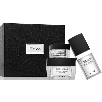 EYVA Moisturising Care Geschenkset (Hydra Mousse + Dark Circle Minimiser + Secret Scent) EYVA Moisturising Care Geschenkset (Hydra Mousse + Dark Circle Minimiser + Secret Scent)