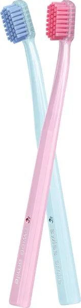 Swiss Smile Diamond Glow Zahnbürste, rose quartz & serenity ice blue 2 Stk. Swiss Smile Diamond Glow Zahnbürste, rose quartz & serenity ice blue 2 Stk.
