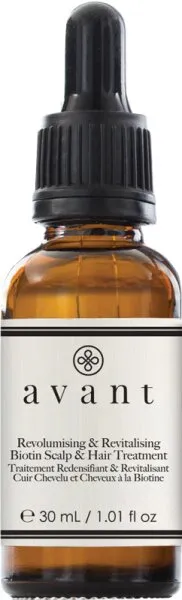 Avant Hair Nutri-replenish Revolumising & Revitalising Biotin Scalp & Hair Treatment 30 ml Avant Hair Nutri-replenish Revolumising & Revitalising Biotin Scalp & Hair Treatment 30 ml