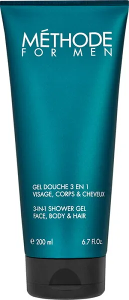 Jeanne Piaubert Méthode for Men 3-in-1 Shower Gel Face, Body & Hair 200 ml Jeanne Piaubert Méthode for Men 3-in-1 Shower Gel Face, Body & Hair 200 ml