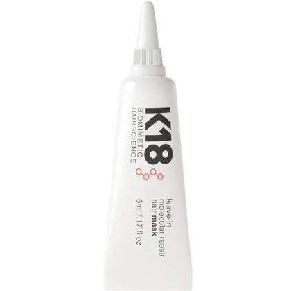 K18 Biomimetic Hairscience Leave-In Molecular Repair Hair Mask 5 ml K18 Biomimetic Hairscience Leave-In Molecular Repair Hair Mask 5 ml