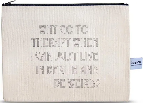 4LOU Vanity Bag Beauty – 100% Canvas Swarovski Applikationen 4LOU Vanity Bag Beauty – 100% Canvas Swarovski Applikationen