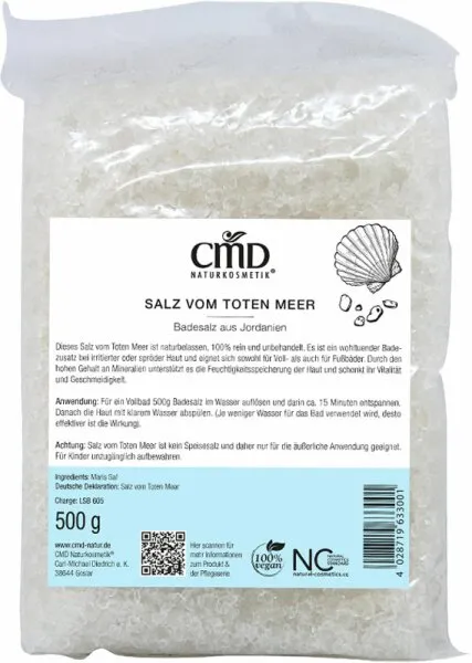 CMD Naturkosmetik Neutral Salz vom Toten Meer 500 g CMD Naturkosmetik Neutral Salz vom Toten Meer 500 g