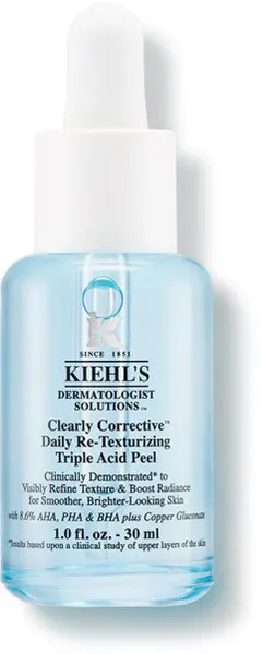 Kiehl’s Clearly Corrective Re-Texturizing Triple Acid Peel 30 ml Kiehl’s Clearly Corrective Re-Texturizing Triple Acid Peel 30 ml