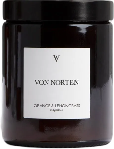 Von Norten Orange & Lemongrass Candle 180 ml Von Norten Orange & Lemongrass Candle 180 ml