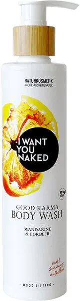 I Want You Naked Good Karma Body Wash Mandarine & Lorbeer 250 ml I Want You Naked Good Karma Body Wash Mandarine & Lorbeer 250 ml