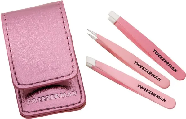 Tweezerman Micro Mini Tweezer Set – Micro Mini Pinzetten Set, Pink Tweezerman Micro Mini Tweezer Set – Micro Mini Pinzetten Set, Pink