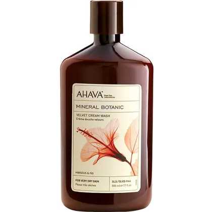 Ahava Mineral Botanic Velvet Cream Wash Hibiscus & Fig 500 ml Ahava Mineral Botanic Velvet Cream Wash Hibiscus & Fig 500 ml