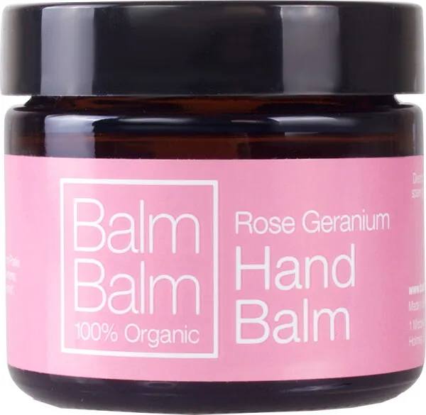 Balm Balm Hand Balm Rose Geranium 60 ml Balm Balm Hand Balm Rose Geranium 60 ml