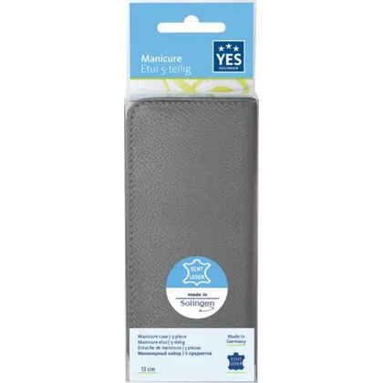 YES Solingen Manicure Etui 5-teilig taupe 1 Stk. YES Solingen Manicure Etui 5-teilig taupe 1 Stk.