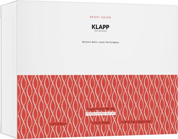 KLAPP Resist Aging Retinol Triple Action PRO AGE Power Trio Set KLAPP Resist Aging Retinol Triple Action PRO AGE Power Trio Set