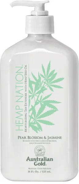 Australian Gold Hemp Nation Pear Blossom & Jasmine Tan Extender 535 ml Australian Gold Hemp Nation Pear Blossom & Jasmine Tan Extender 535 ml