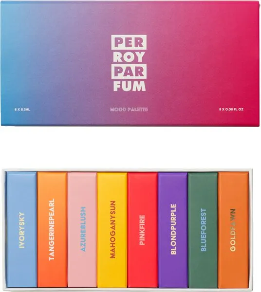 Perroy Parfum Mood Palette Sample 8 x 2,5ml Perroy Parfum Mood Palette Sample 8 x 2,5ml