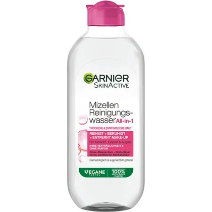 Garnier SkinActive Mizellen Reinigungswasser All-in-1 für trockene & empfindliche Haut Gesichtswasser 400ml Garnier SkinActive Mizellen Reinigungswasser All-in-1 für trockene & empfindliche Haut Gesichtswasser 400ml