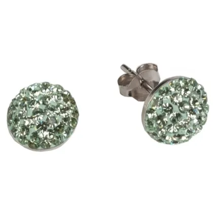 Impala Ohrstecker Halbkugel 8 mm chrysolite Impala Ohrstecker Halbkugel 8 mm chrysolite