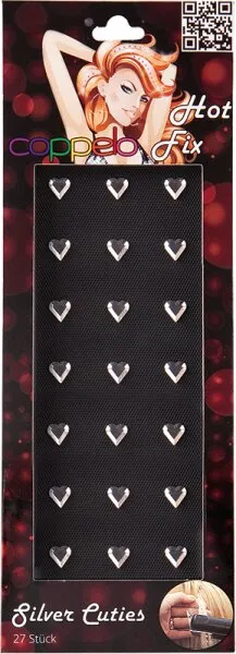 Coppelo Hot Fix Silver Cuties Schmucksteine für die Haare 27 Stk. Coppelo Hot Fix Silver Cuties Schmucksteine für die Haare 27 Stk.