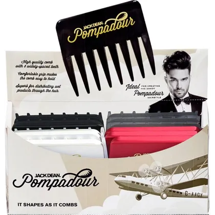 Denman Jack Dean Denman Jack Dean Pompadour Kämme, 24er Display Denman Jack Dean Denman Jack Dean Pompadour Kämme, 24er Display