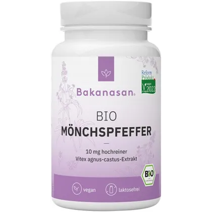 Bakanasan Bio Mönchspfeffer 60 stk. Bakanasan Bio Mönchspfeffer 60 stk.