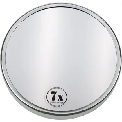 Fantasia Metall-Spiegel mit 3 Saugnäpfen, 7-fach Vergrößerung, Ø 15 cm Fantasia Metall-Spiegel mit 3 Saugnäpfen, 7-fach Vergrößerung, Ø 15 cm