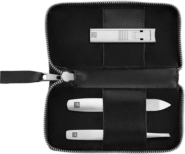 ZWILLING Maniküre Pediküre Set 3tlg. mit Kompakt-Nagelknipser schwarz 1 Stk. ZWILLING Maniküre Pediküre Set 3tlg. mit Kompakt-Nagelknipser schwarz 1 Stk.