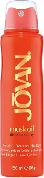 Jovan Musk Oil Deodorant Body Spray 150 ml for Women Jovan Musk Oil Deodorant Body Spray 150 ml for Women