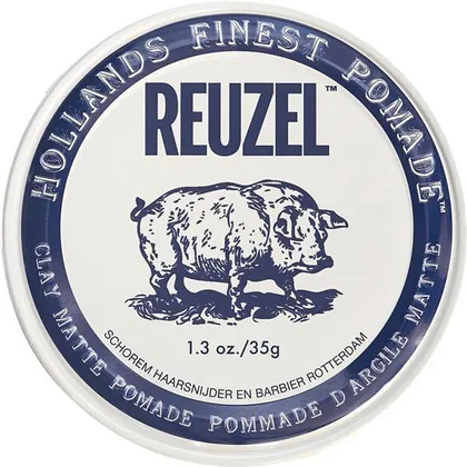 Reuzel Clay Matte Piglet – Haarpomade 35 g Reuzel Clay Matte Piglet – Haarpomade 35 g