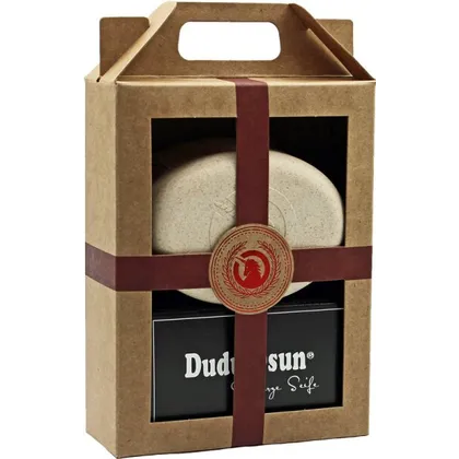 Unicorn Geschenk-Set unicorn Seifendose aus Flüssigholz groß + sahneweiß & Dudu-Osun CLASSIC – 150g Unicorn Geschenk-Set unicorn Seifendose aus Flüssigholz groß + sahneweiß & Dudu-Osun CLASSIC – 150g