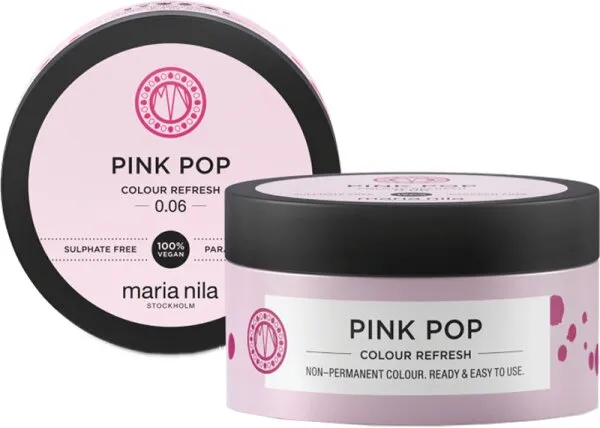 Maria Nila Colour Refresh Farbmaske Pink Pop 0.06 100 ml Maria Nila Colour Refresh Farbmaske Pink Pop 0.06 100 ml