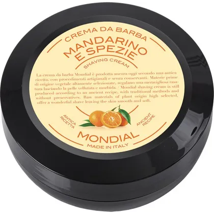 Mondial Luxury Shaving Cream Travel Pack 75 ml Mandarino e Spezie Mondial Luxury Shaving Cream Travel Pack 75 ml Mandarino e Spezie
