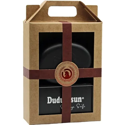 Unicorn Geschenk-Set unicorn Seifendose aus Flüssigholz groß + samtschwarz & Dudu-Osun CLASSIC – 150g Unicorn Geschenk-Set unicorn Seifendose aus Flüssigholz groß + samtschwarz & Dudu-Osun CLASSIC – 150g