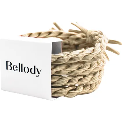 Bellody® Original Haargummis (4 Stück – Champagne Beige) Bellody® Original Haargummis (4 Stück – Champagne Beige)