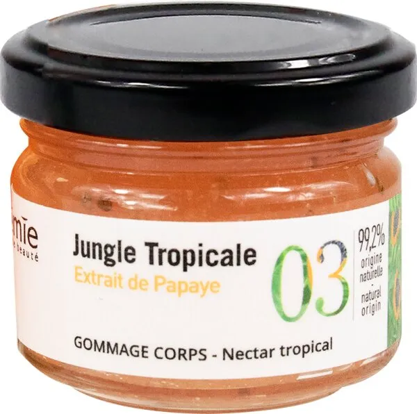 Académie Body Jungle Tropicale – Gommage Corps Nectar Tropical 60 ml Académie Body Jungle Tropicale – Gommage Corps Nectar Tropical 60 ml