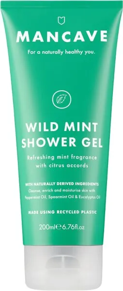 Man Cave Wild Mint Shower Gel 200 ml Man Cave Wild Mint Shower Gel 200 ml