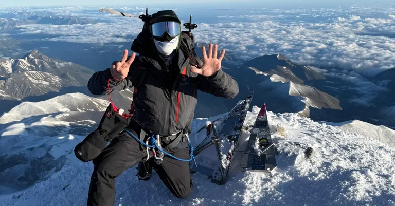 Jasper Mayor Josh Gates climbs highest peak on every continent Jasper Mayor Josh Gates climbs highest peak on every continent