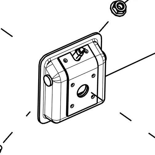 1878868-00-E Збірка кованого кріплення для фіксації вантажу у кузові FORGED BED TIEDOWN ASSEMBLY
