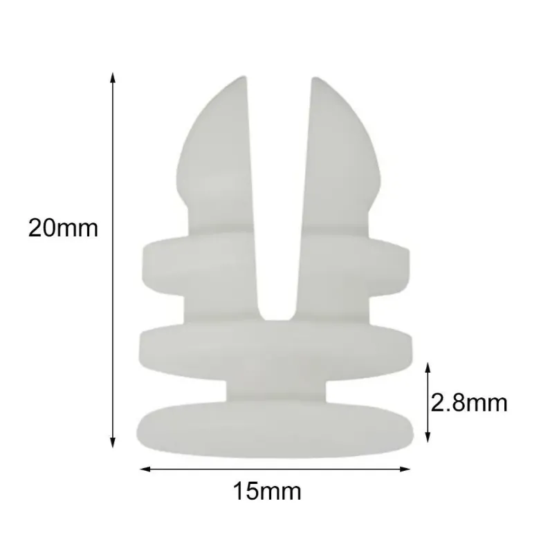 1092696-00-B Кліпса оздоблення щитка – 10 мм – товщина 2.5 мм APRON TRIM CLIP