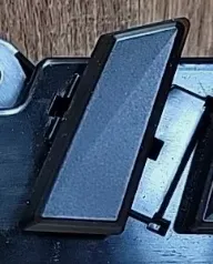 1864037-00-F Перемикач нахилу сидіння 1-го ряду — сірий лівий бік FIRST ROW SEAT SWITCH RECLINE GREY – LEFT HAND