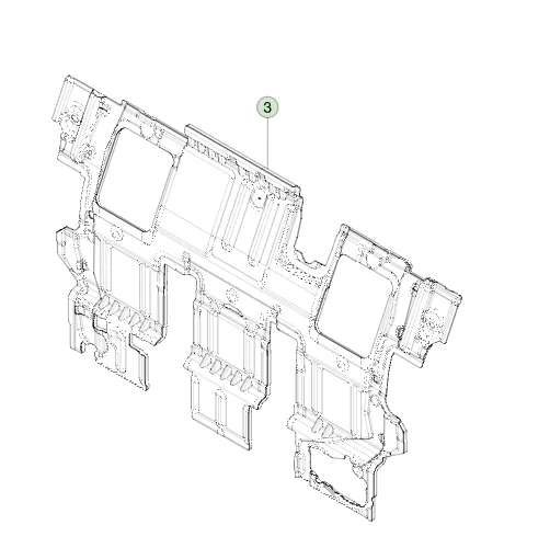 1877894-00-D Шумоізоляційна накладка – задня стінка NVH PAD
