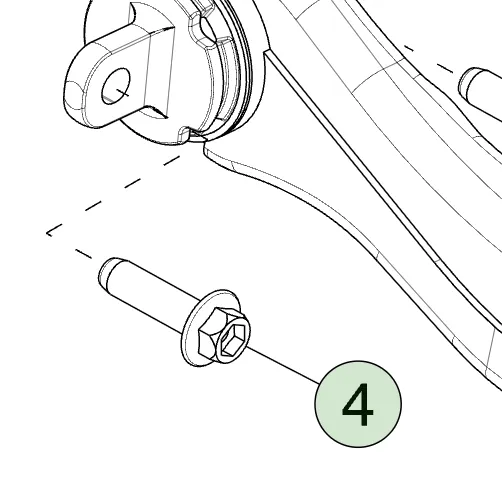 1714667-00-B Шестигранний болт M16×46 клас міцності 10.9 покриття G0410 специфікації A02 SM BLT