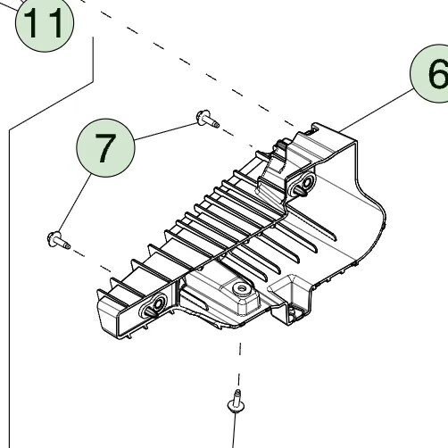 1816602-00-C Заднє посилення порога-ступені — права сторона REAR ROCKER STEP REINFORCEMENT – RIGHT HAND