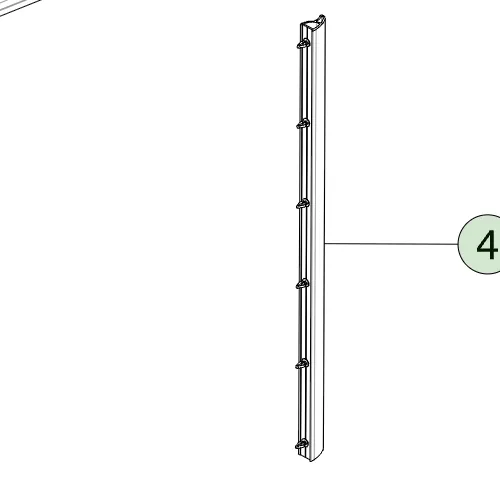 1808602-00-A Правий ущільнювач задньої кришки багажника TAILGATE SEAL – RIGHT HAND