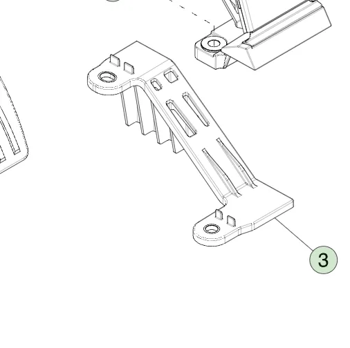 1250699-00-A Кронштейн кріплення педалі газу ACCELERATOR PEDAL SUPPORT BRACKET