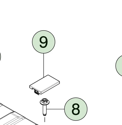 1818788-00-D Кришка кріплення підлоги вантажної платформи BED FLOOR FASTENER CAP