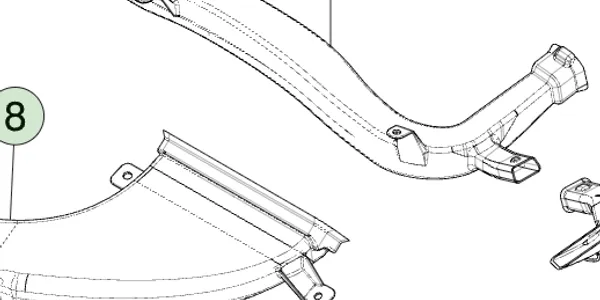 1693001-00-C Повітропровід обігріву бокового вікна — лівий бік SIDE WINDOW DEMIST DUCT – LEFT HAND 1693001-00-C Повітропровід обігріву бокового вікна — лівий бік SIDE WINDOW DEMIST DUCT – LEFT HAND